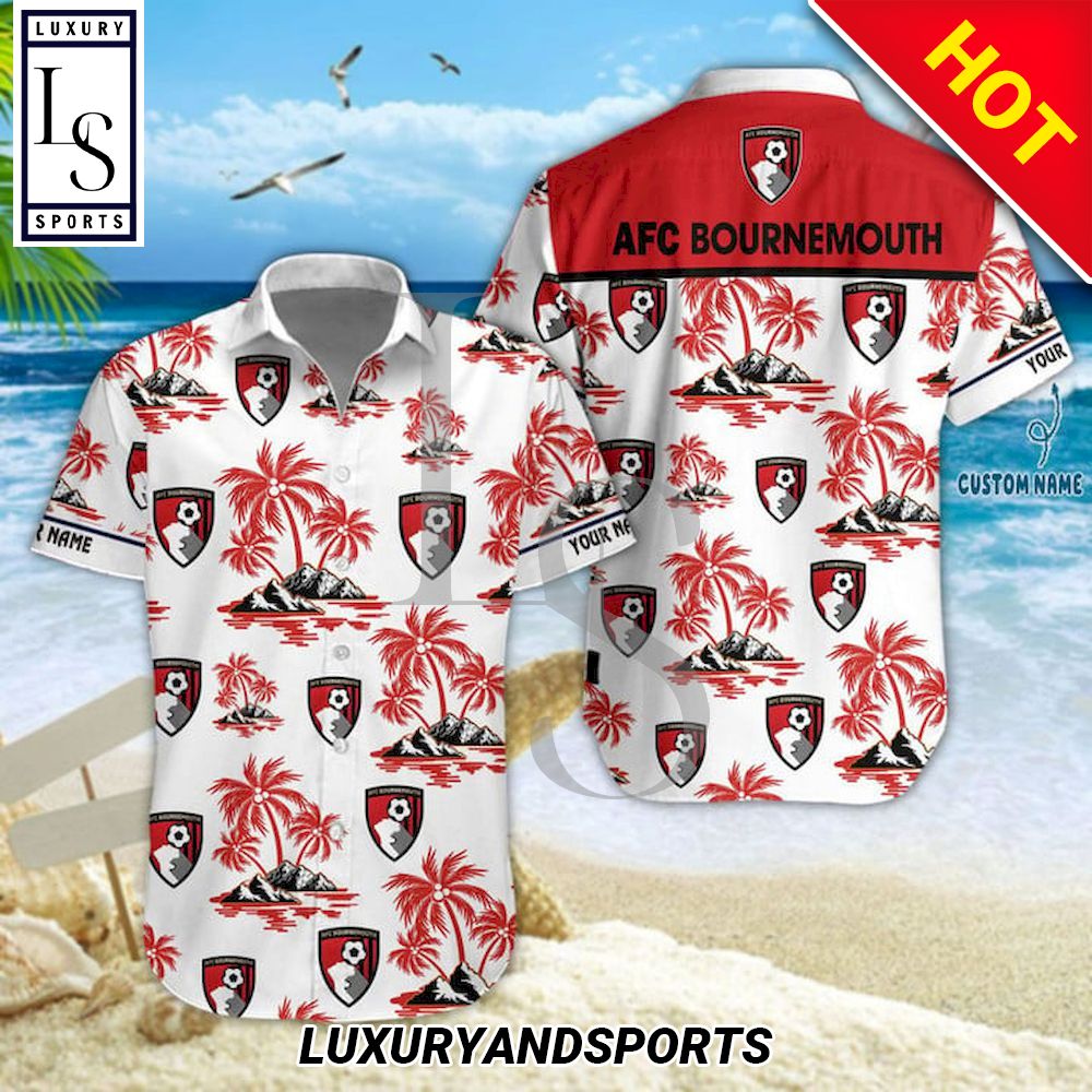 AFC Bournemouth Island Hawaiian Shirt