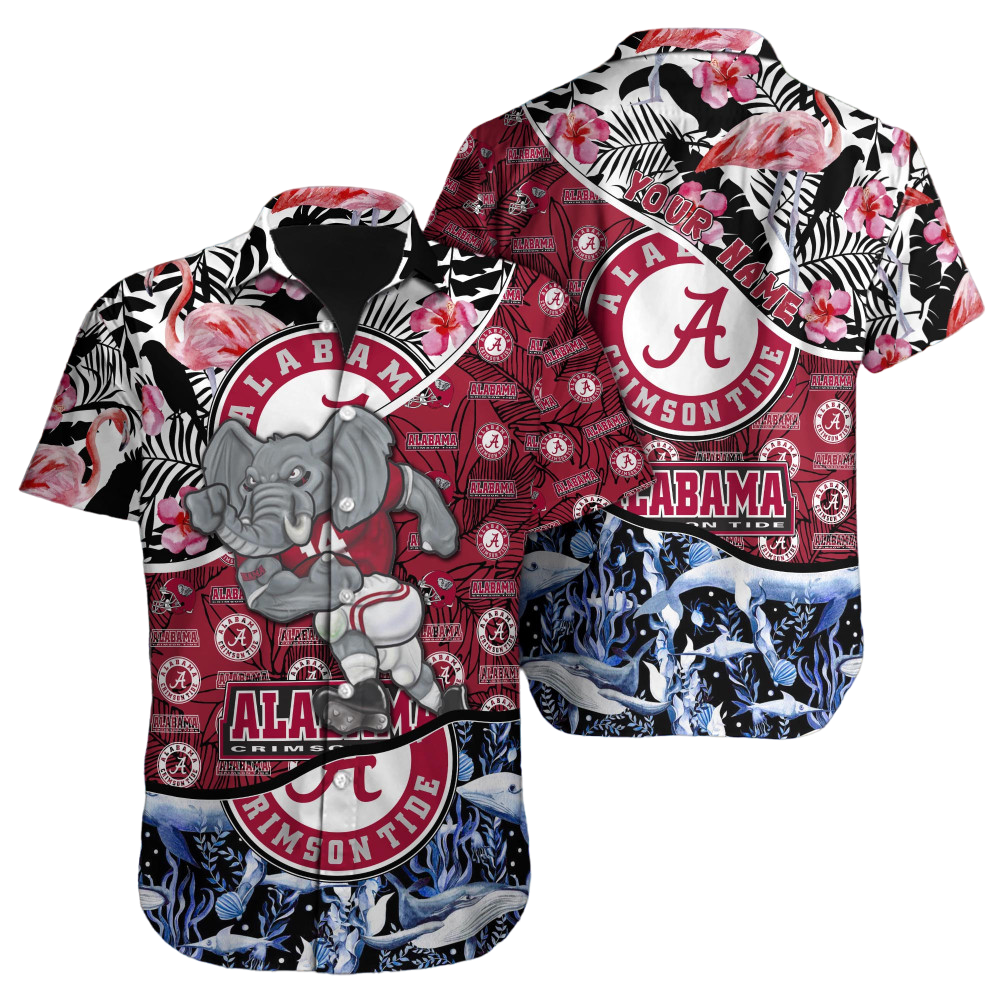 Alabama Crimson Tide NCAA Hawaiian Shirt Custom Hawaii Shirt For Men Women Kid Gift for Fans