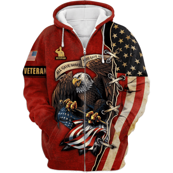 All Gave Some Some Gave All US Army 3D Pullover Hoodie Zip-up Hoodie ...