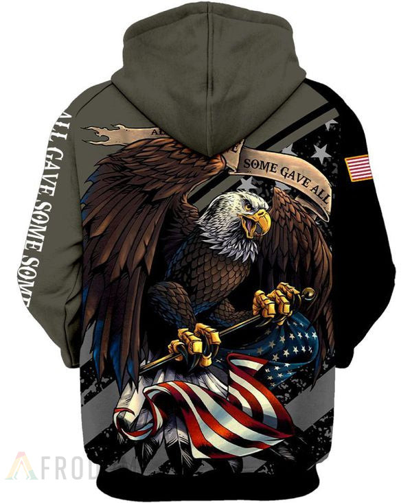 All Gave Some Some Gave All US Army Zip Hoodie - HomeFavo