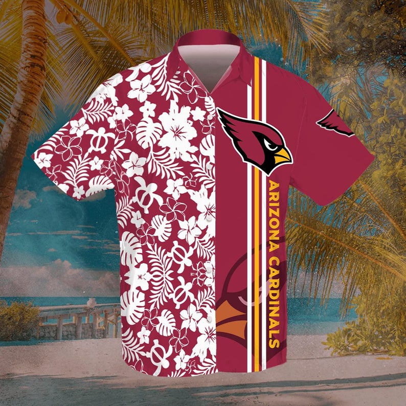 Arizona Cardinals Hawaiian Shirt Football Team Beach Shirt 150621