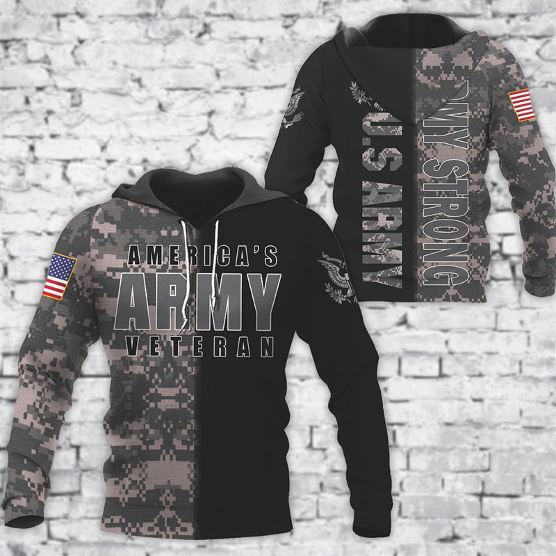 Army Strong US Army Hoodie - HomeFavo
