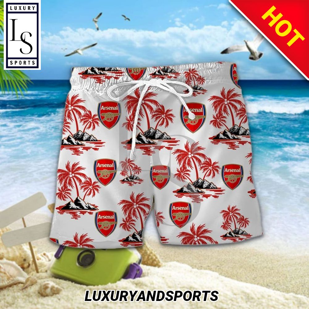 Arsenal FC Island Hawaiian Shirt - HomeFavo