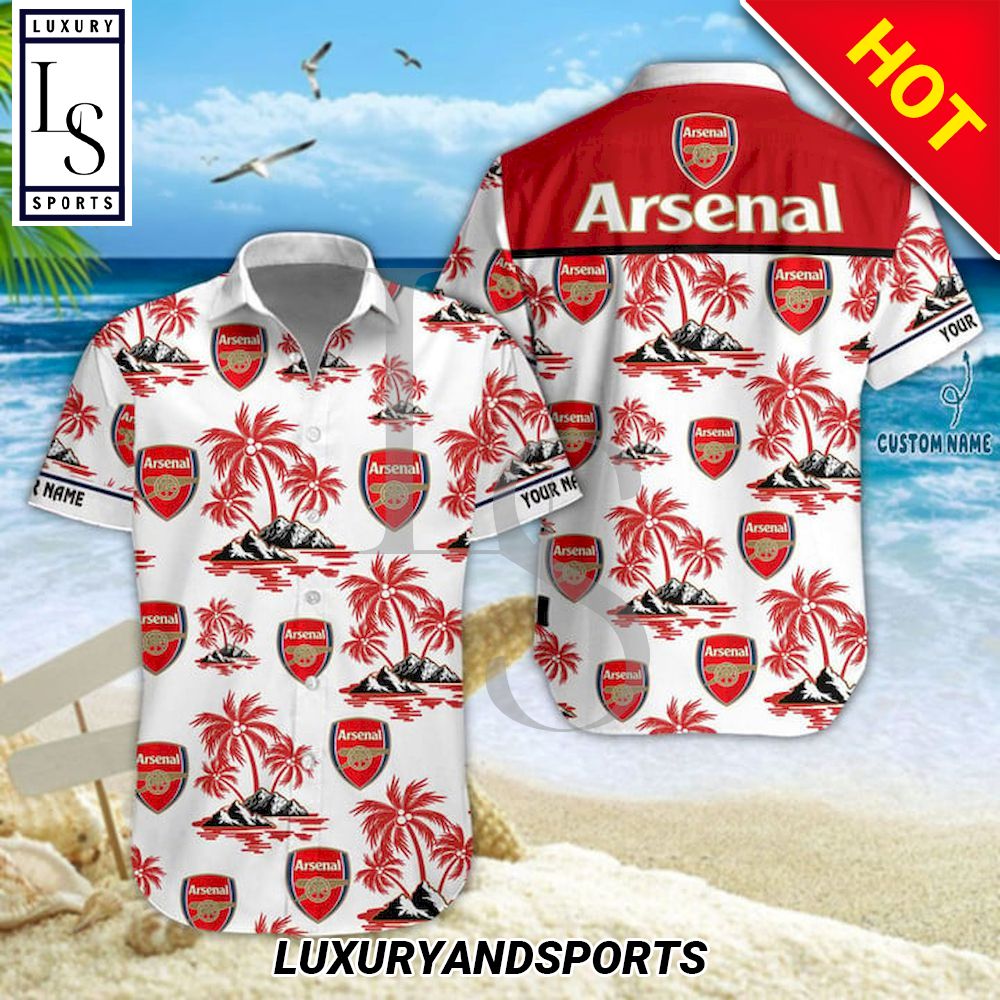 Arsenal FC Island Hawaiian Shirt - HomeFavo