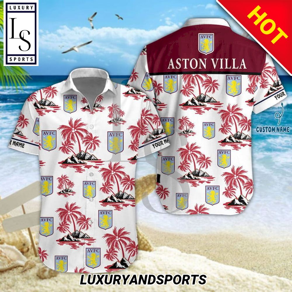 Aston Villa FC Island Hawaiian Shirt