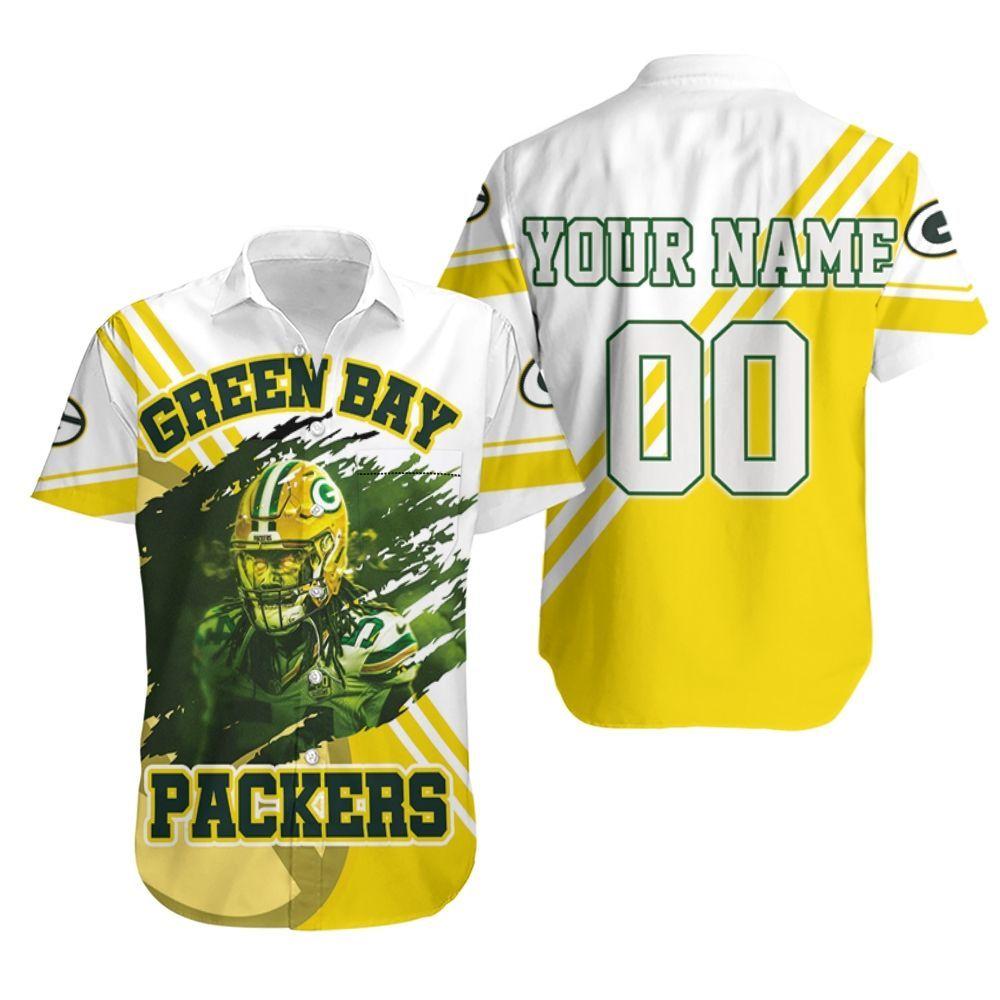 Beach Shirt Green Bay Packers James Crawford 54 For Fans Personalized Hawaiian Shirt Aloha Shirt For Men Women Kid