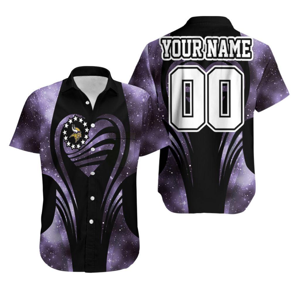 Beach Shirt Minnesota Vikings 3D Personalized Hawaiian Shirt Aloha Shirt For Men Women Kid