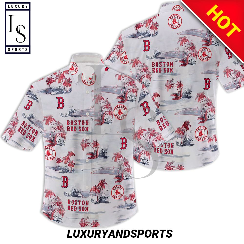 Boston Red Sox Island Hawaiian Shirt