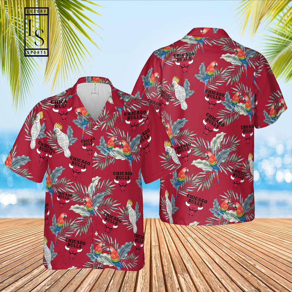 Chicago Bulls Tropical Hawaiian Shirt - HomeFavo