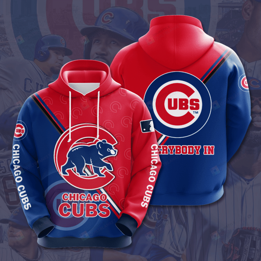 Chicago Cubs 3D Pullover Hoodie, Zip-up Hoodie - HomeFavo