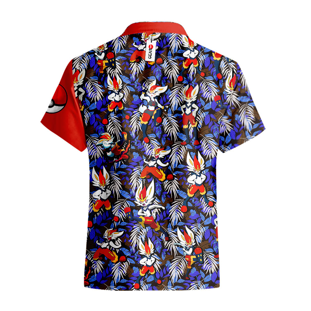 Cinderace Hawaiian Shirts Custom Anime Merch Clothes For Men Women Kid ...