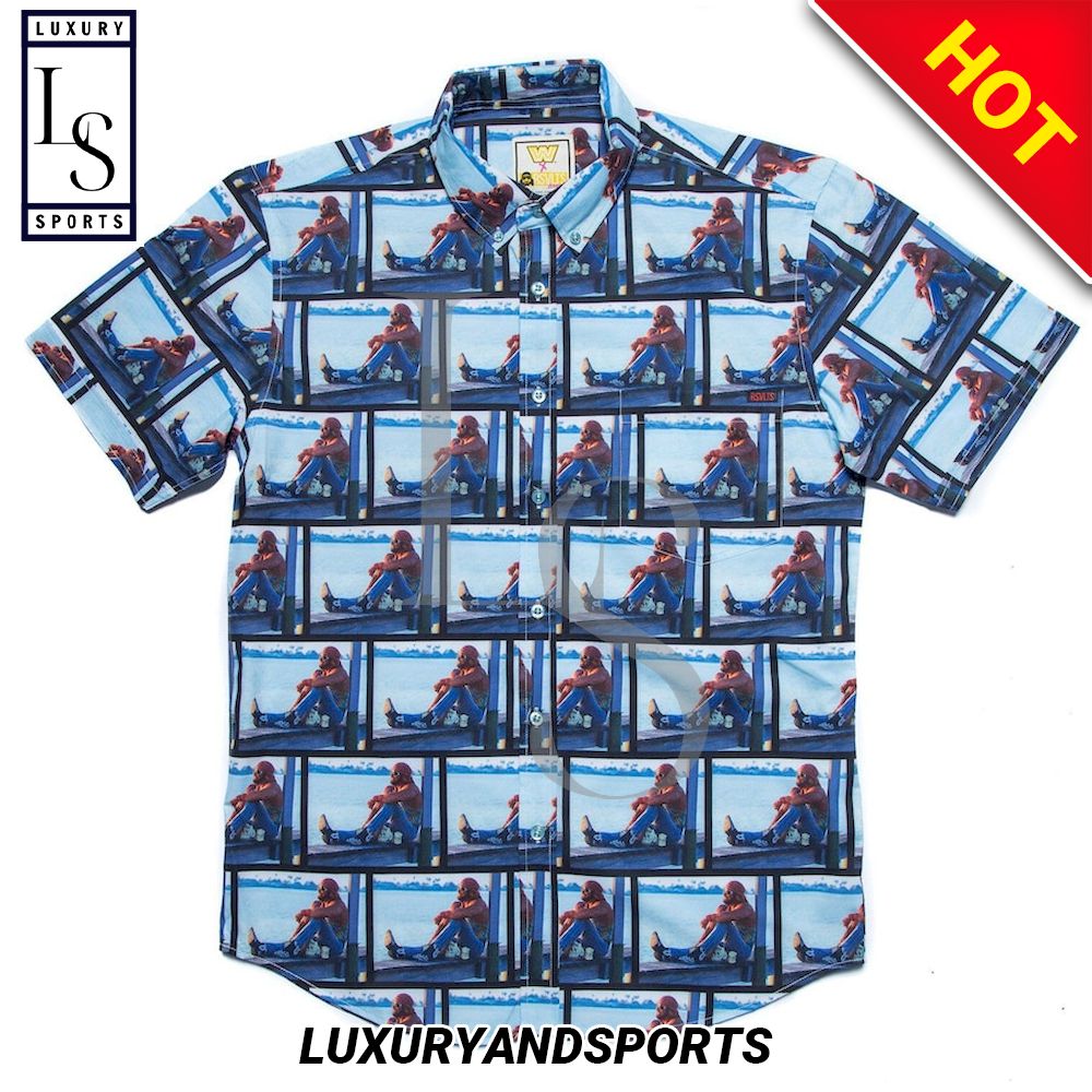 Clothing For Macho Man Randy Savage Deep Hawaiian Shirt