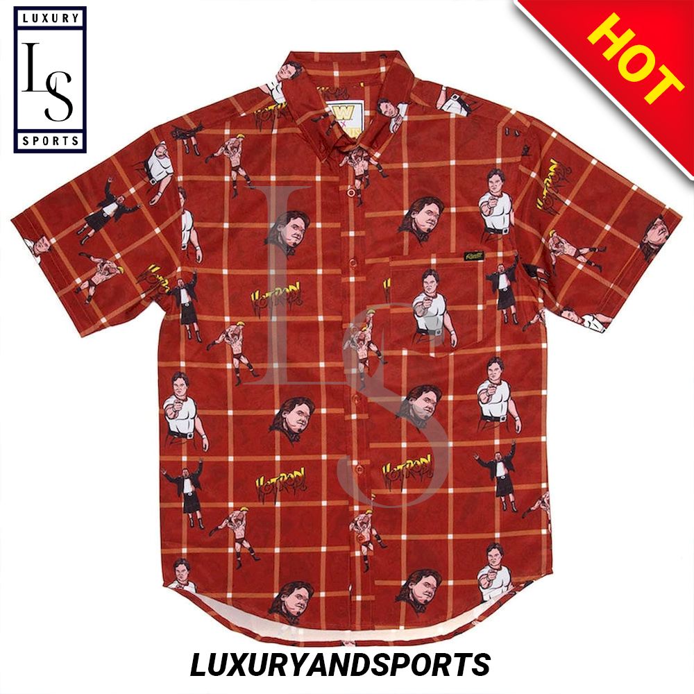 Clothing For Rowdy Roddy Piper Hot Rod Hawaiian Shirt