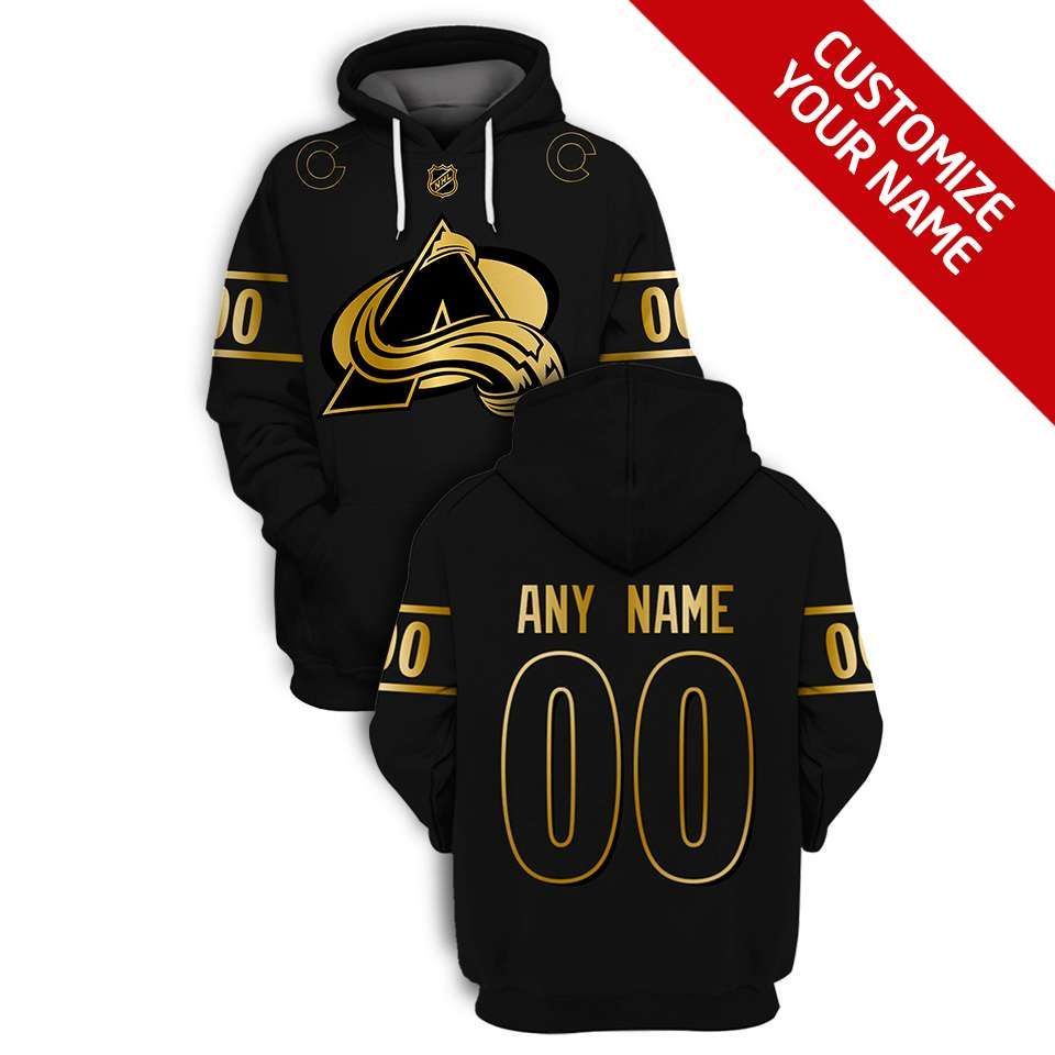 Customized Name Colorado Avalanche 3D Hoodie 03 - HomeFavo