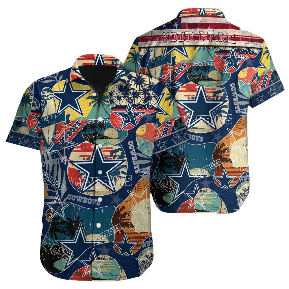 Dallas Cowboys NFL NFL Football Custom Hawaiian Shirt For Men Women Kid Gift For Fans