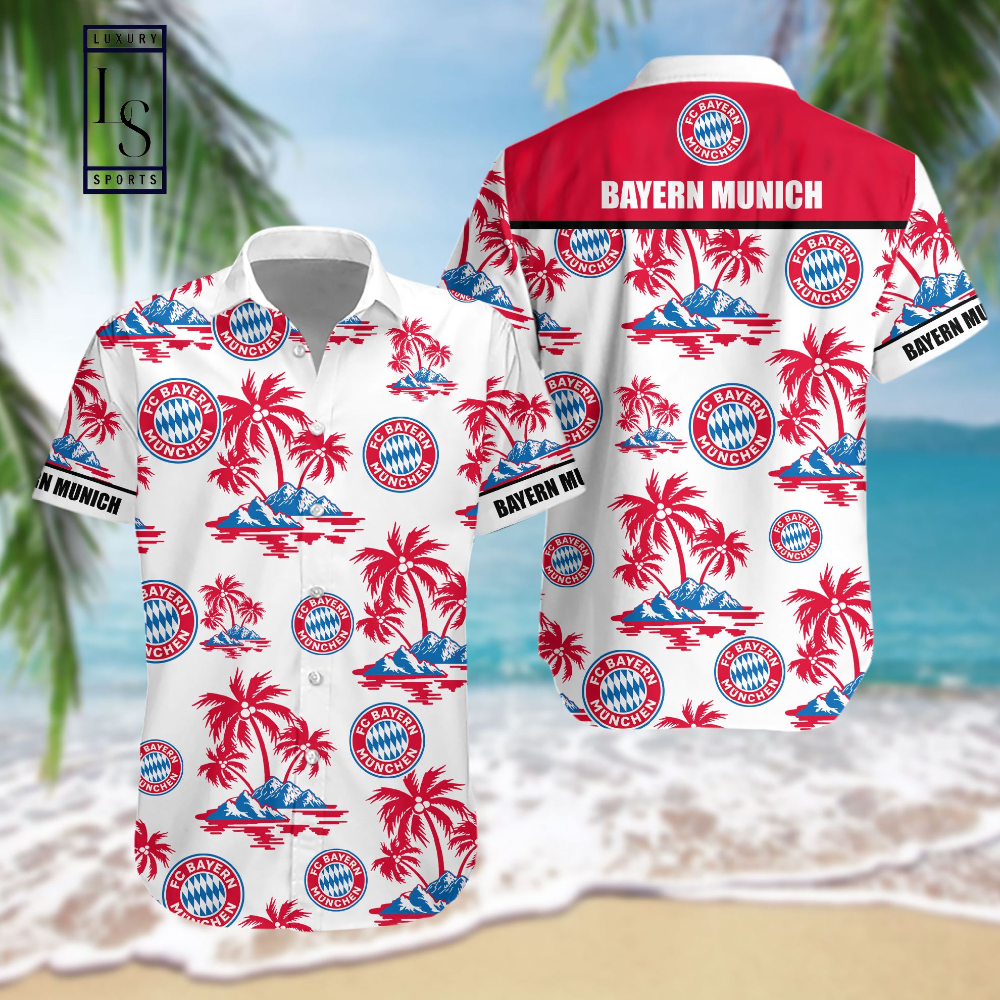 FC Bayern Munich Hawaiian Shirt