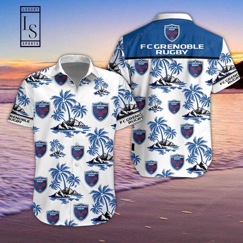 FC Grenoble Rugby Hawaiian Shirt