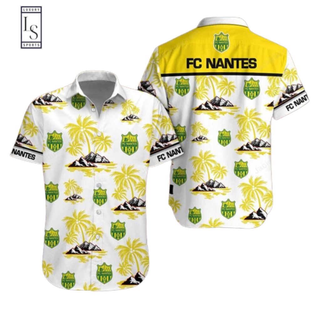 FC Nantes Short-Sleeve Hawaiian Shirt