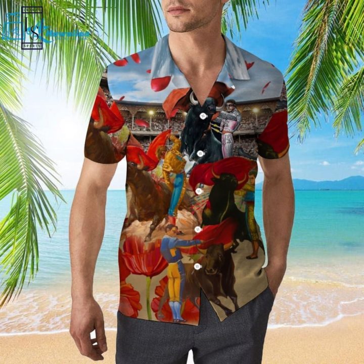 Fight Against Bull 3D Hawaiian Shirt