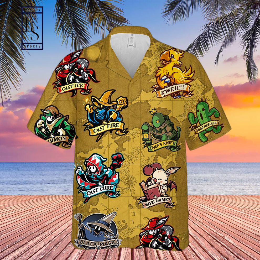 Final Fantasy Unisex Hawaiian Shirt