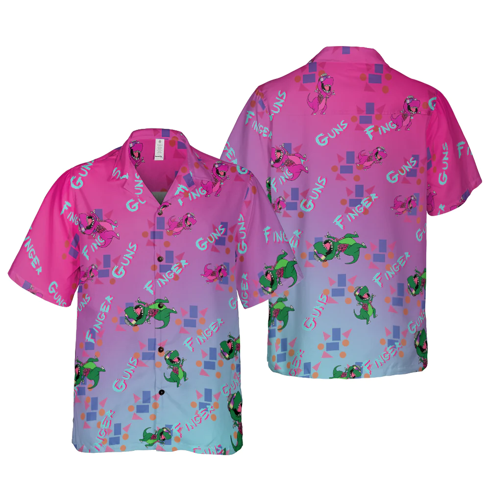 Final Ricky Patch Logo Hawaiian Shirt Aloha Shirt For Men and Women