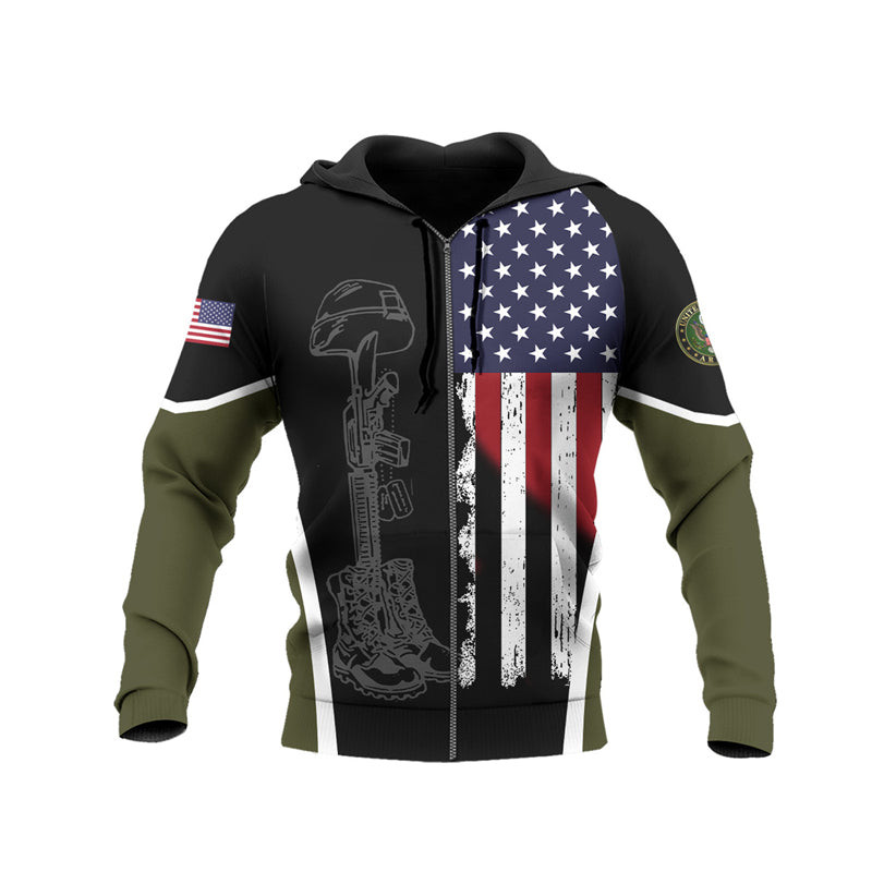 Flag US Army Hoodie - HomeFavo