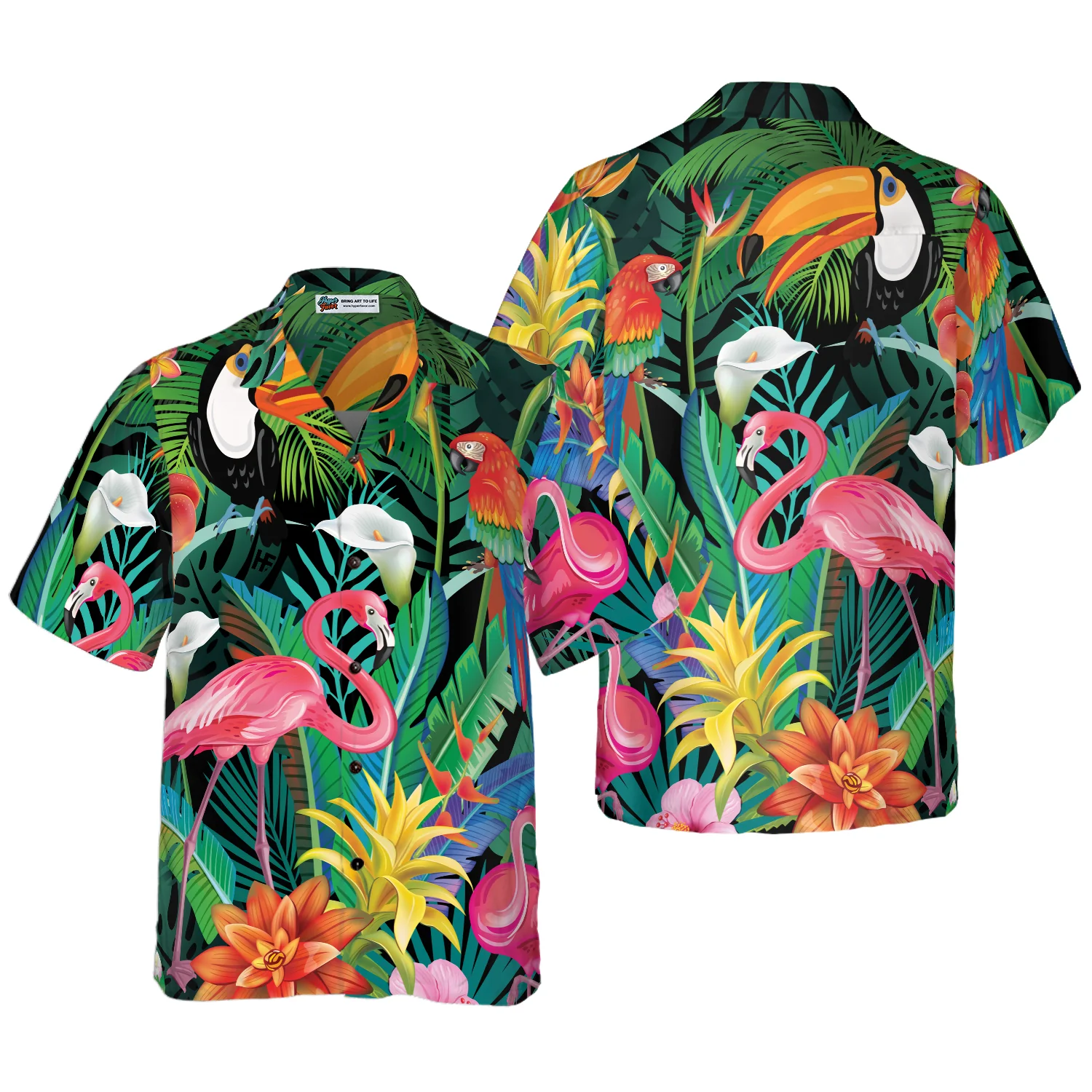 Flamingo 20 Hawaiian Shirt Aloha Shirt For Men and Women