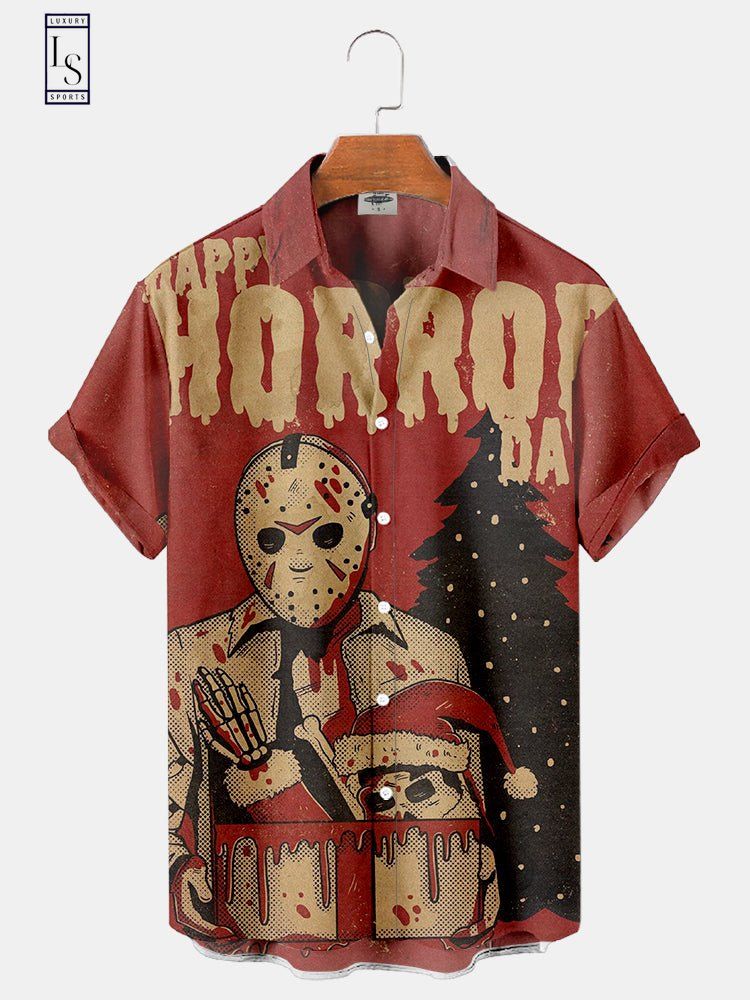 Halloween Happy Horror Day Hawaiian Shirt