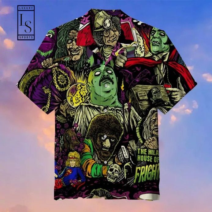 Hilarious house of Frightensten hawaiian shirt