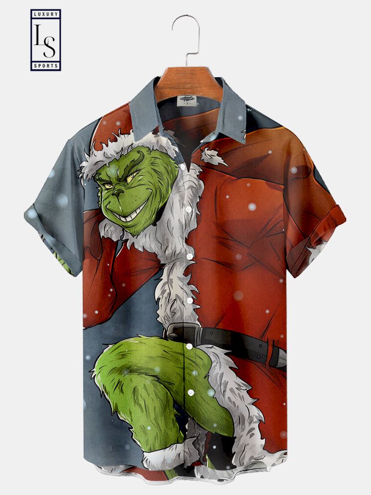 How The Grinch Stole Christmas Hawaiian Shirt - HomeFavo