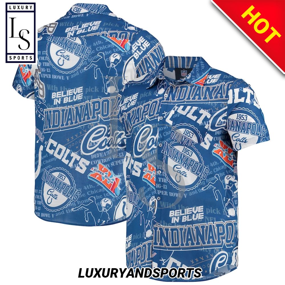 Indianapolis Colts Super Bowl Hawaiian Shirt