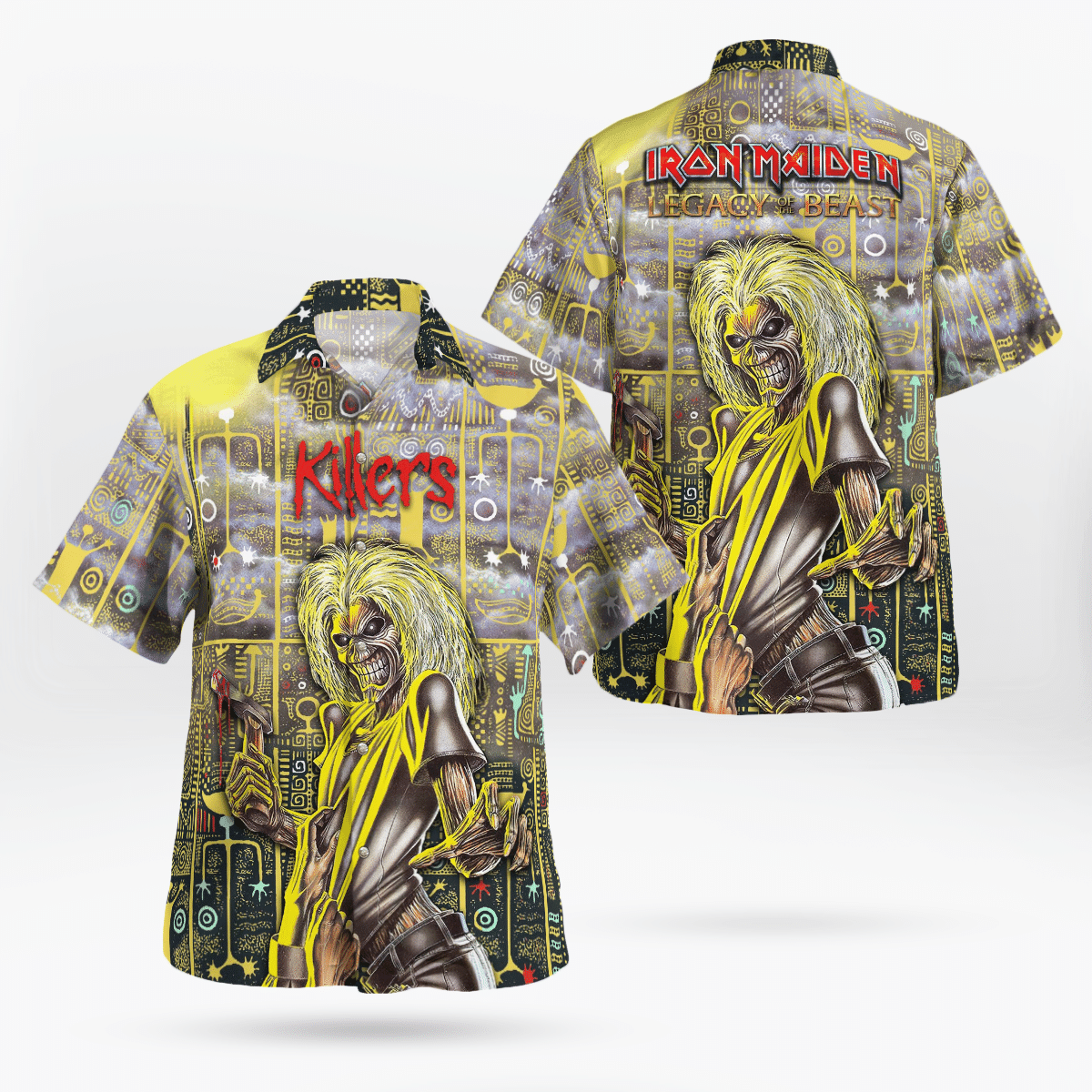 Iron Maiden Tour 2022 Tribal Tropical Hawaii Shirt Aloha Shirt For Men ...