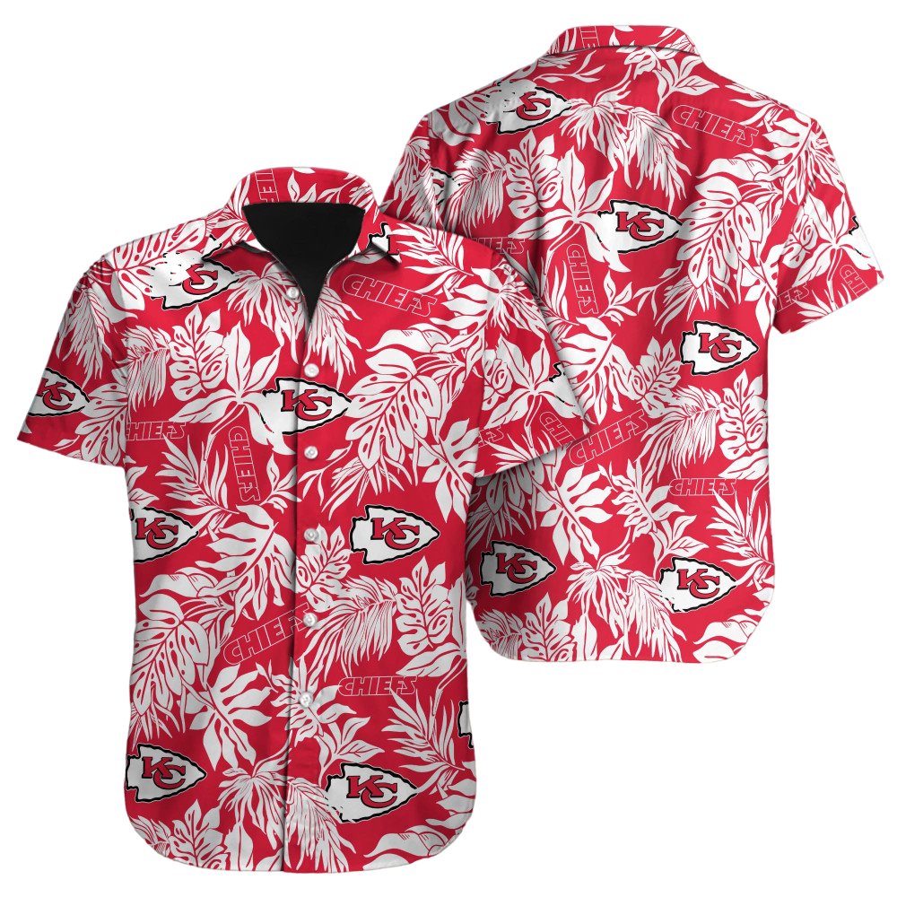 Kansas City Chiefs Hawaiian Shirt NFL Football Hawaiian Shirt For Men ...