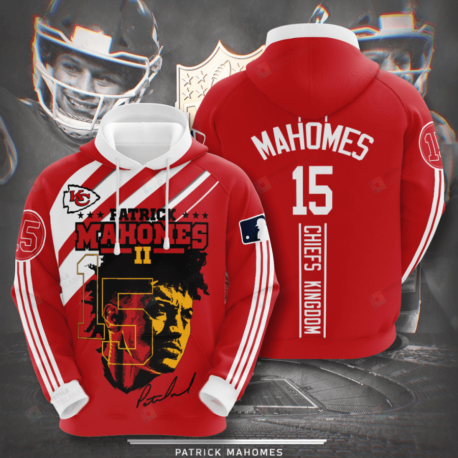 Kansas City Chiefs Patrick Mahomes 3D Pullover Hoodie, Zip-up Hoodie ...