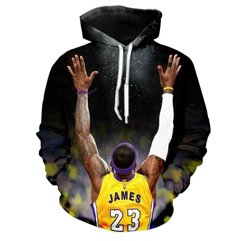 Lebron James Lakers Pullover And Zip Hoodies Custom 3D - HomeFavo