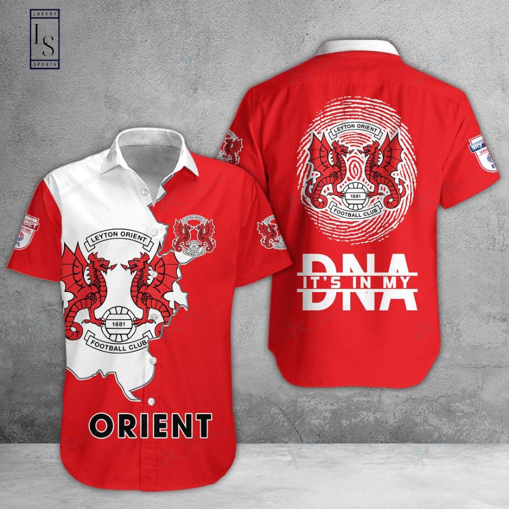 Leyton Orient Is My DNA Hawaiian Shirt