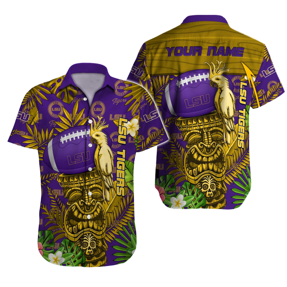 LSU TIGERS NCAA Hawaiian Shirt Custom Hawaii Shirt For Men Women Kid Gift for Fans