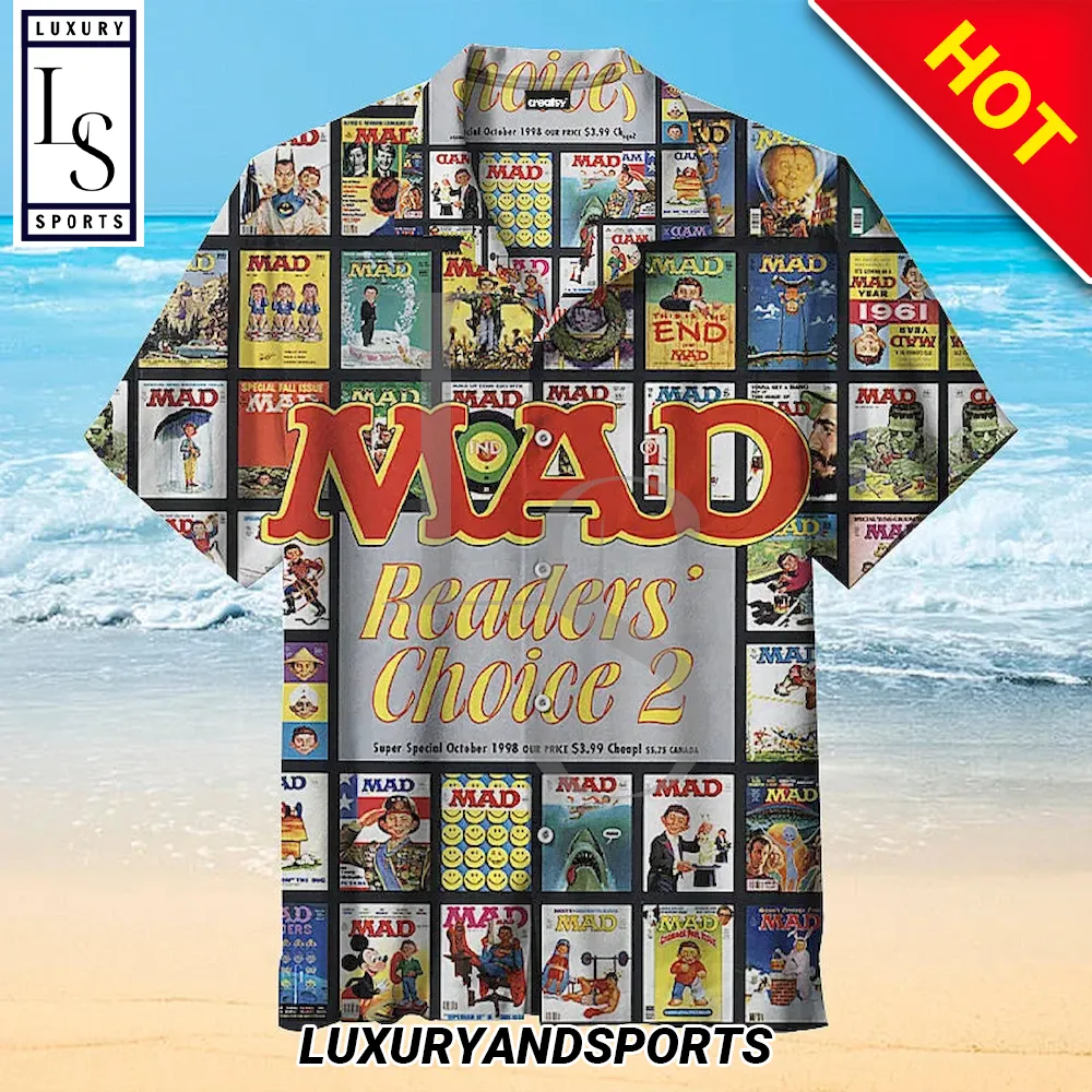 Mad Reader's Choice Hawaiian Shirt