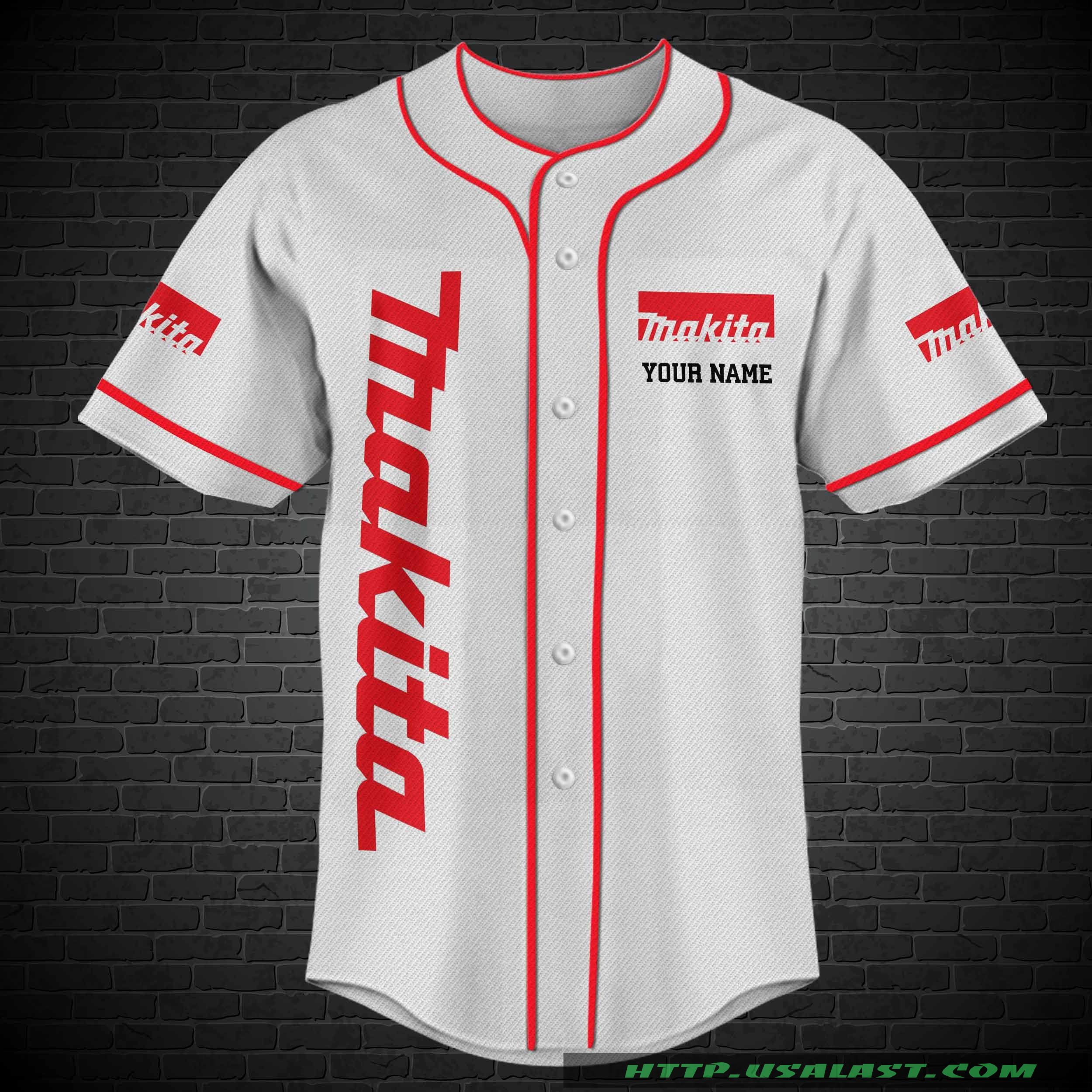 Makita Name Personalized Baseball Jersey Shirt - HomeFavo