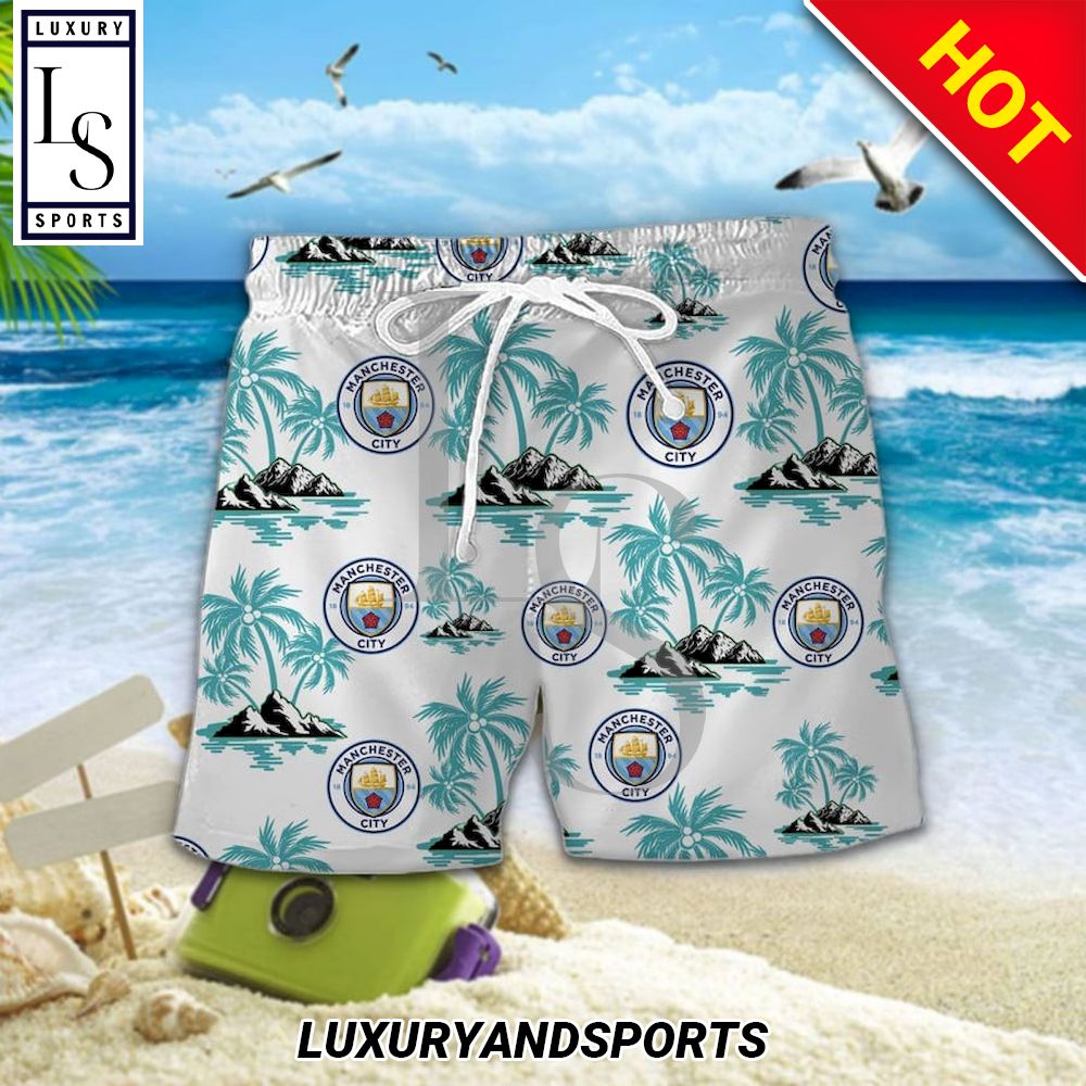 Manchester City FC Island Hawaiian Shirt - HomeFavo