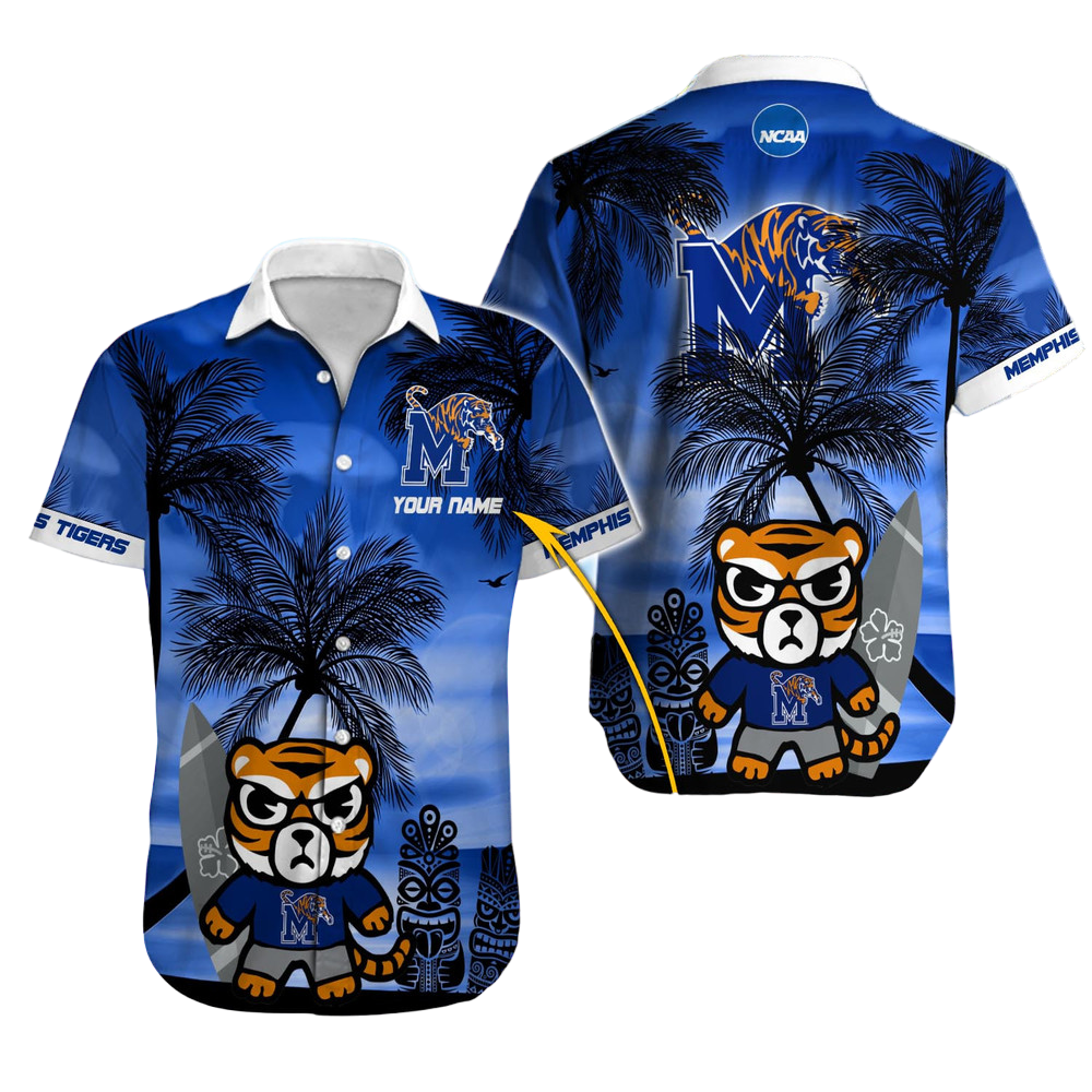 Memphis Tigers NCAA Hawaiian Shirt Custom Hawaii Shirt For Men Women Kid Gift for Fans