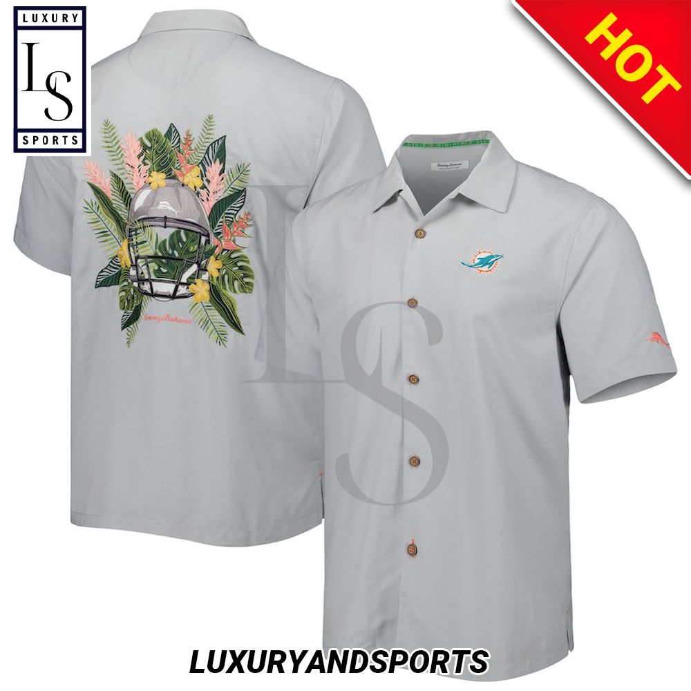 Miami Dolphins Print Swordfish Hawaiian Shirt