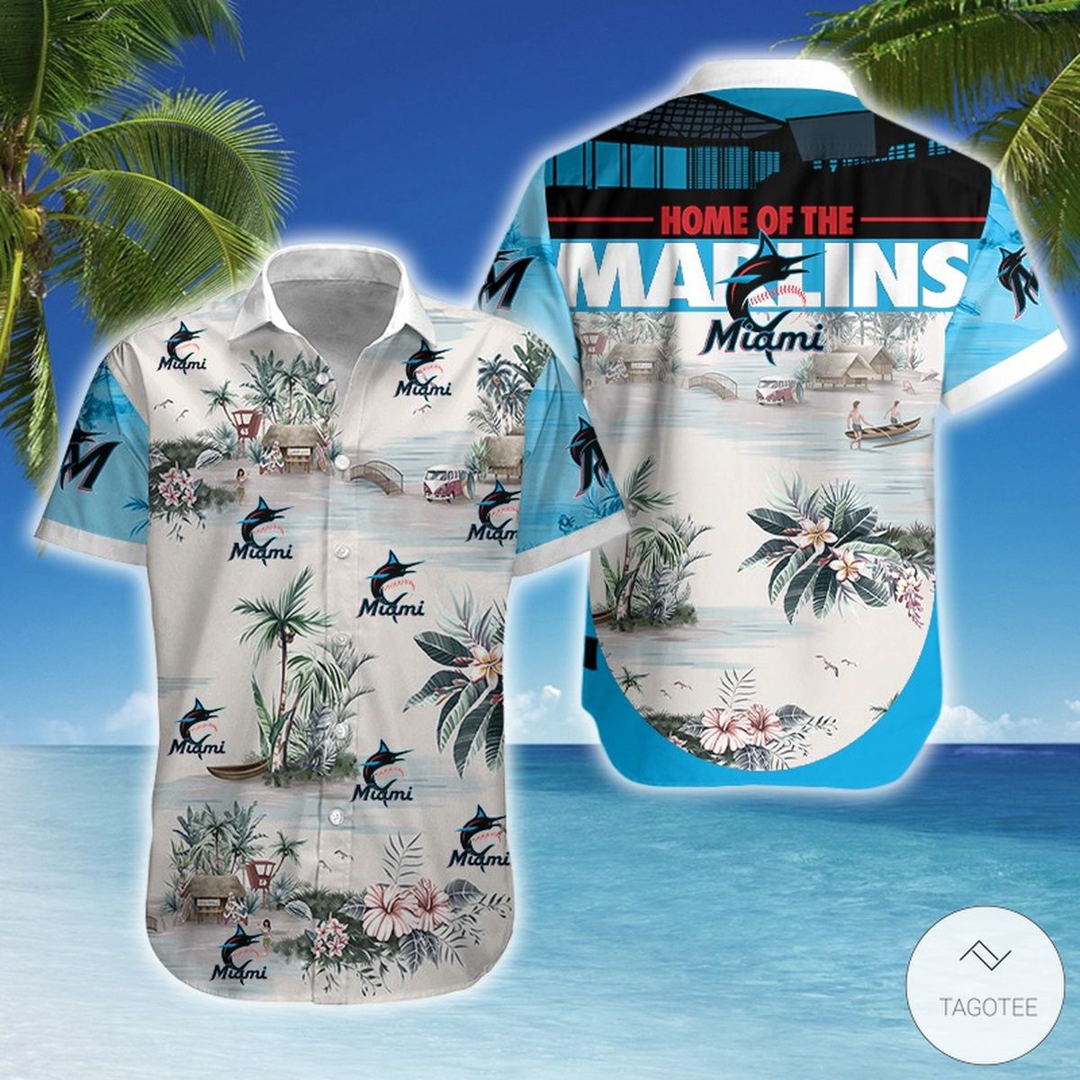 Miami Marlins Hawaiian Shirt