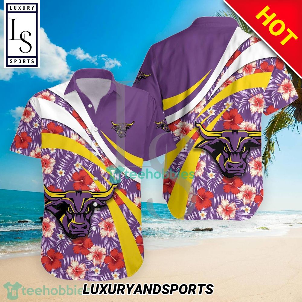 Minnesota State Mavericks NCAA Hibiscus Tropical Flower Hawaiian Shirt