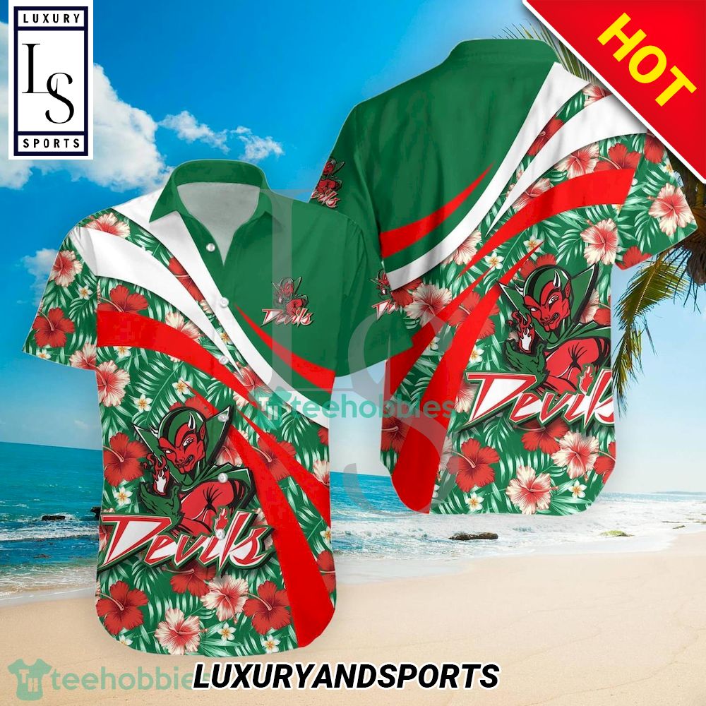 Mississippi Valley State Delta Devils NCAA Hibiscus Tropical Flower Hawaiian Shirt