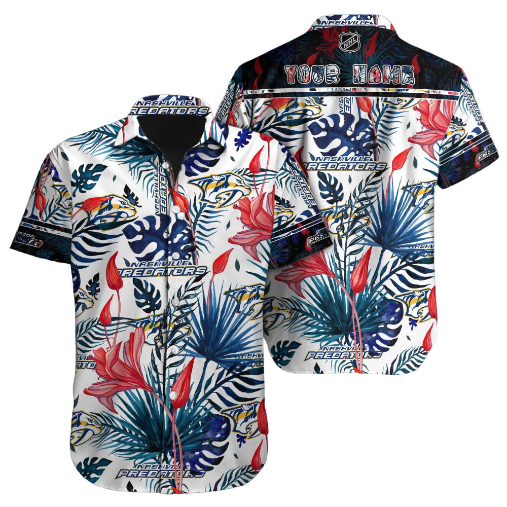 Nashville Predators NHL Hawaiian Shirt Custom Hawaii Shirt For Men ...