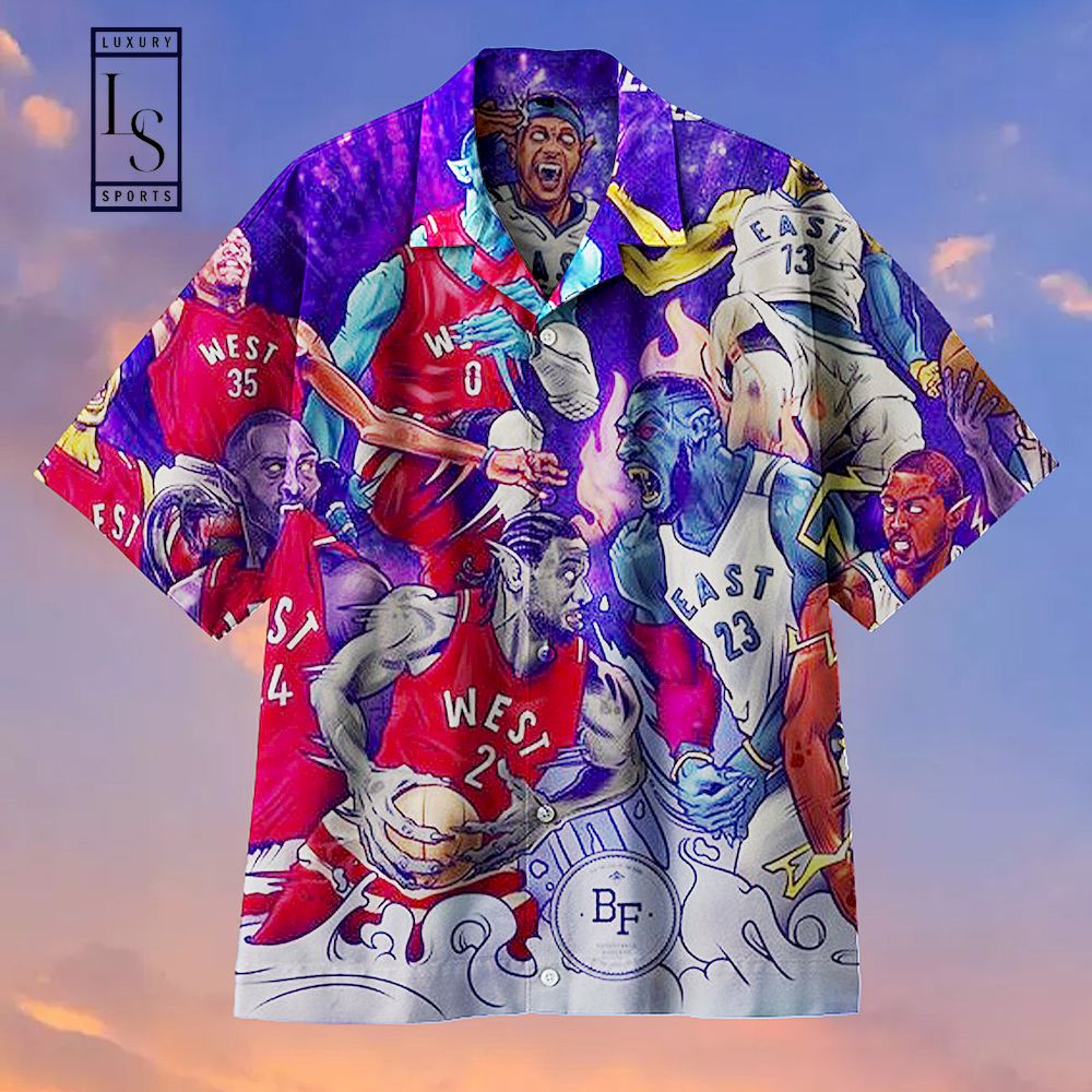 NBA All-Star MonStars Hawaiian Shirt