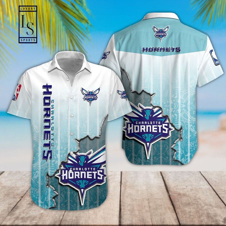 NBA Charlotte Hornets Hawaiian Shirt - HomeFavo