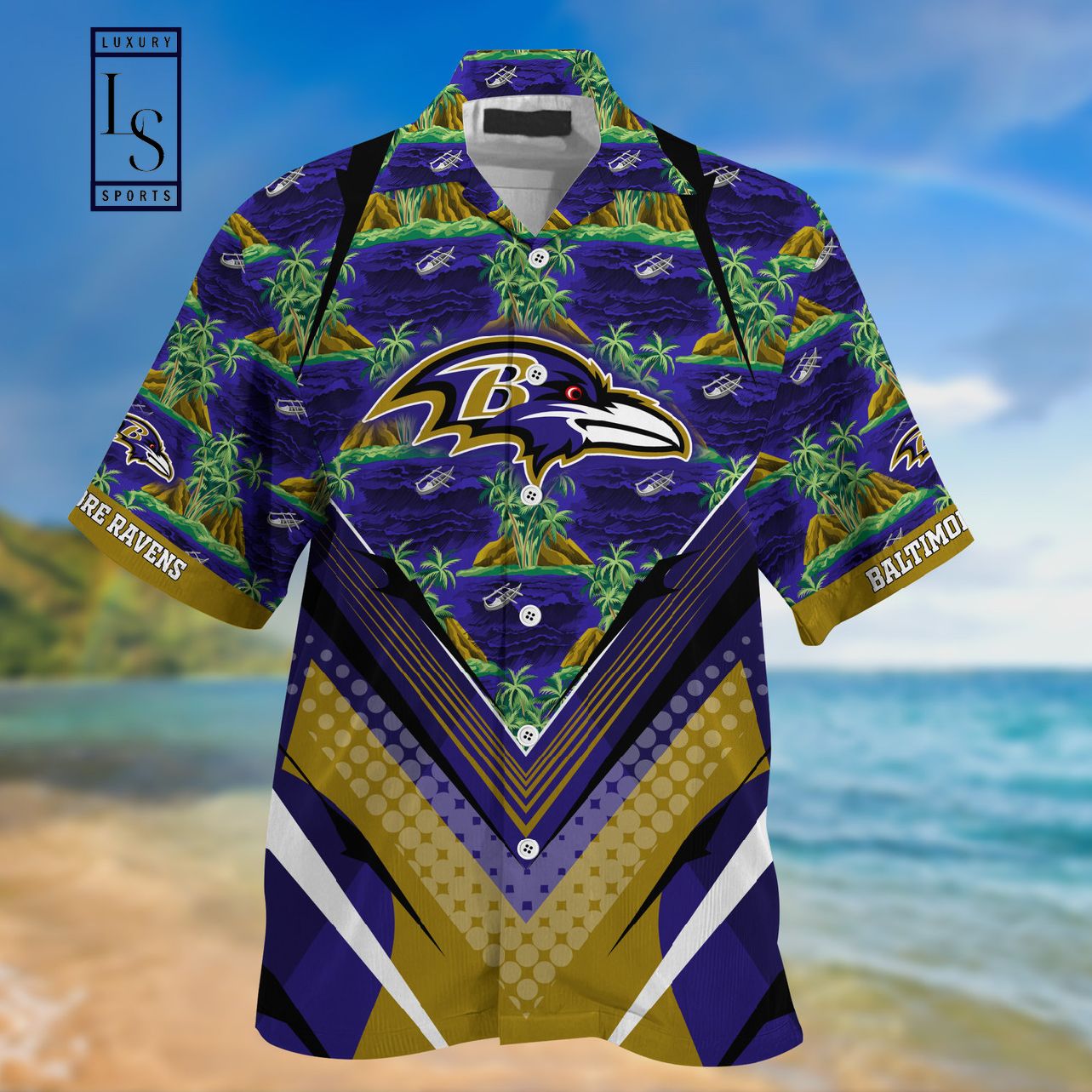 NFL Baltimore Ravens Hawaiian Shirt - HomeFavo