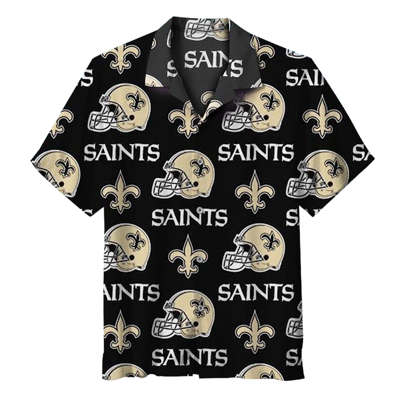 nfl new orleans saints logo Hawaiian Shirt Aloha Shirt For Men Women Kid